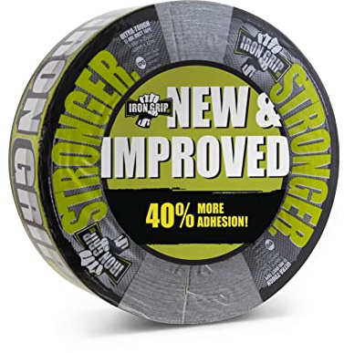 IPG Iron Grip Heavy Duty Duct Tape, 1.88 x 35 yd, Black (Single Roll) - IG235
