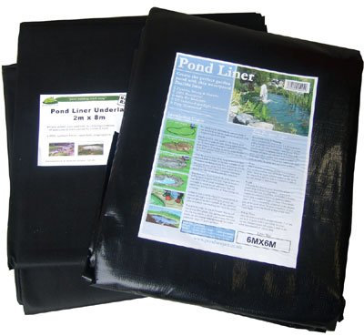 Pond Liner 6X6m with 40yr guarantee and FREE Underlay