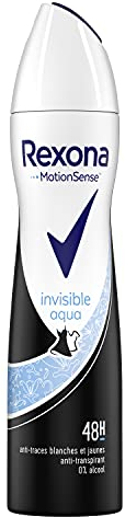 Rexona Deodorant Damen Spray Anti Transpirant Invisible Aqua 200 ml – 1 Stück