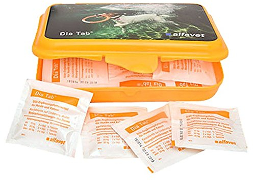Alfavet Dia Tab 20 x 5 g in der praktischen Reiseapotheke