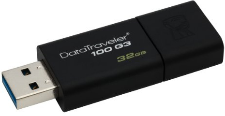 Kingston DataTraveler DT100G3 32GB USB 3.0 Negro