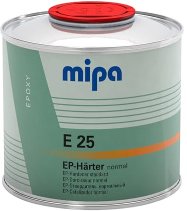 MIPA Epoxidharz-Härter normal E25, farblos, für Mipa EP-Grundierfüller, 0,5 Liter