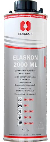 Elaskon 50110095 2000 ML (Korrosionsschutzmittel), 1 Liter Sprühflasche, Transparent