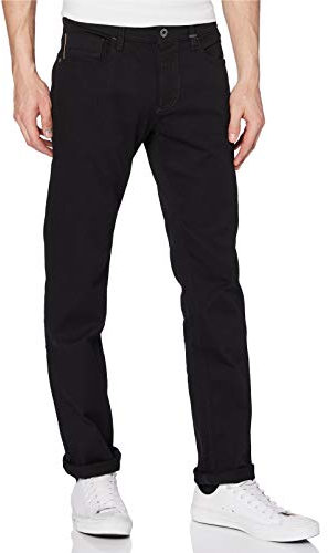 camel active Herren Regular Fit 5-Pocket Jeans Forever Black Schwarz, menswear-33/30