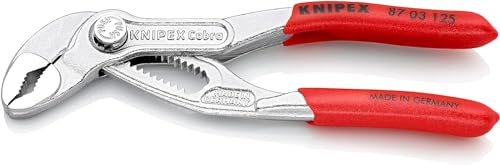 Knipex 87 03 125 Water Pump Pliers Cobra 4,92 chrome plated