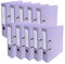 Exacompta 53707E 10er Pack Premium PVC-Ordner Prem´Touch Pastell. 7 cm breit DIN A4 Ringordner Aktenordner Briefordner Büroordner Plastikordner Schlitzordner Pastellflieder