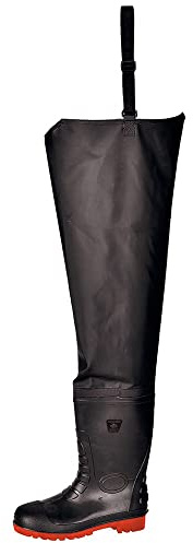 Portwest Safety Waist Wader S13, Color: Black, Size: 45, FW71BKR45