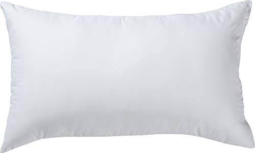 REDBEST Kuschel-Kissen, Kissenfüllung Atlanta - Textilfaser weiß Größe 30x50 cm - optimaler Feuchtigkeitsabtransport, Liegekomfort, hygienisch waschbar - Mikrofaser-Bezug