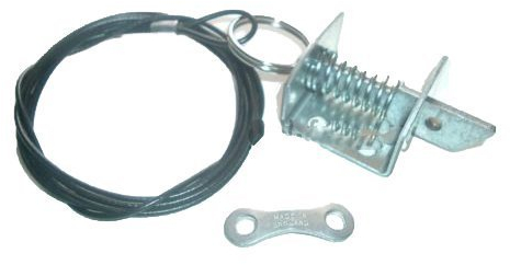Garage Door Spring Latch Assembly (Steel) With 50Cable And Adjuster
