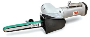 3M File Belt Sander - Pneumatic Belt Sander - .6 Horsepower Motor - 2200 RPM - Air Powered Sander - For Metal Finishing and Deburring - 28366