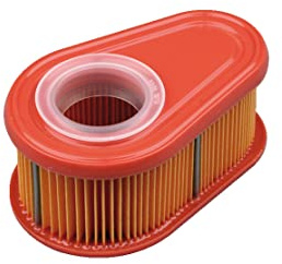 Ratioparts 3-396 Ovalluftfilter 120 x 77 x 57 mm für Briggs & Stratton Rasenmäher Luftfilter Oval, Orange