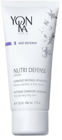Yon-Ka Nutri-Defense 50ml - Crema Ultra Idratante SOS - 95% di ingredienti Naturali, Trattamento Ricco al Burro di Karité con Prebiotici e Probiotici