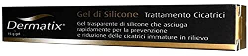 Dermatix, Trattamento in Gel al Silicone per Cicatrici, Ustioni e Lesioni, Idrata e Allevia il Prurito, Rapida Asciugatura, Adatto a tutte le Zone del Corpo, 15g