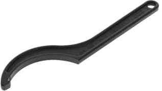 GEDORE Clé à ergot à encoche, Pour écrou à encoches, Taille 155 à 165 mm, Pointes Ø 5 mm, Clé, 40 155-165