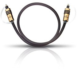 OEHLBACH Hyper Profi Opto 1000 – Förstklassig optisk digital kabel med Toslinkkontakter – Metallkontakt, hög överföringshastighet – 10 m – svart