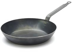 De Buyer Padella Lyonnaise Ferro cm. 24, 5020.24, Brunito, Nero, Diametro 24 cm
