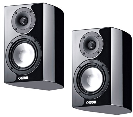 Canton Vento 820.2 2-Wege Kompaktlautsprecher (60/100 Watt) schwarz hochglanz (PAAR)