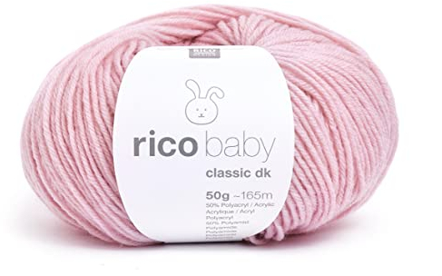 Rico Baby classic dk Fb. 52 (orchidee) - Babywolle altrosa zum Stricken und Häkeln