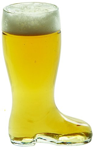 Stolzle Bierstiefel One Liter Glass Beer Boot by Stolzle