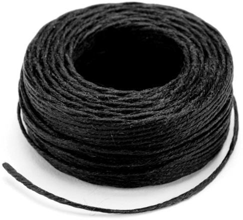 Tandy Leather Waxed Linen Thread - Smooth Hand Stitching for Leather Craft Saddle Stitch Wallet, Belt Holster Repair Projects - Strong, Tangle-Resistant Natural Fiber - 25 Yards