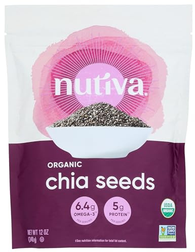 Nutiva Organic Chia Seed, Black, 12 Ounce (Pack of 1)
