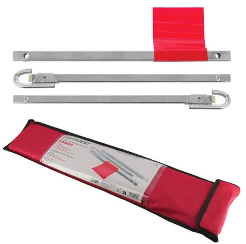 Barre de remorquage, tubes carrés, capacité de traction 2000kg - AUTOBEST