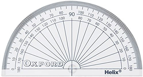 Helix Oxford 10cm 180 Degree Protractor