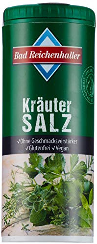 Bad Reichenhaller Kräuter Salz, 8er Pack (8 x 90 g Dose)