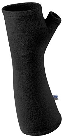 Manbi Microfleece Wristwarmers Black Large