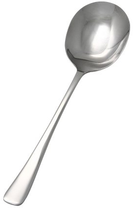 GRÄWE® Gemüse- Servierlöffel Edelstahl, Serie Würzburg