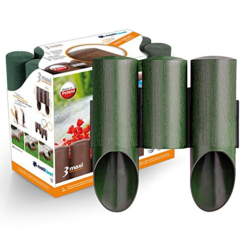 Cellfast Gartenpalisade Maxi, 34-012, Schwarz, 2 x 2 x 0.1 cm