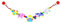 Heimess 735310 Kinderwagenkette Bauernhoftiere, mehrfarbig