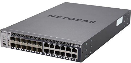NETGEAR M4300-12X12F 24x10G 12x10GBASE-T 12xSFP+ Half-Width Stackable Switch For Server Aggregation (XSM4324S-100NES) Black