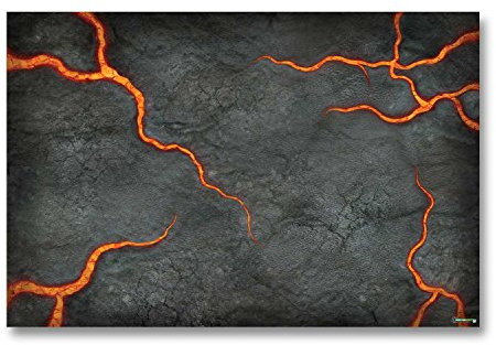 Lava gaming mat (6Ft X 4Ft)