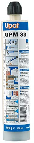 Upat Injektionsmörtel UPM 33-300, 1 Stück, Der wirtschaftliche Injektionsmörtel für standard Befestigungen.