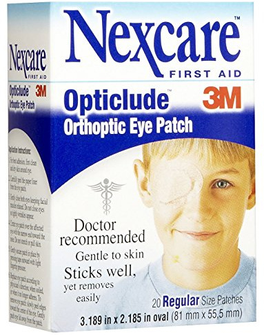 Nexcare Opticlude(TM) Orthoptic Eyepatch, Regular-20ct by Nexcare