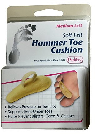 PediFix Hammer Toe Crest Cushion Medium 8+, Left