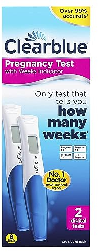 Clearblue Test di Gravidanza Digitale con Indicatore delle Settimane, 2 Test