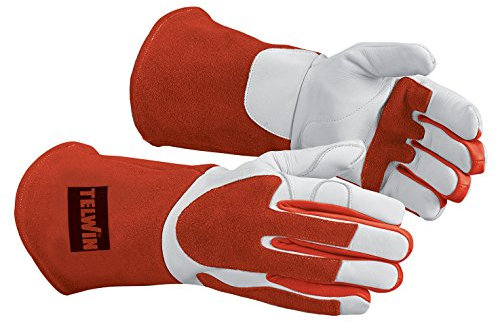 TELWIN DAKOTA Une Paire de Gants Professionnels pour Soudage, TIG-802632 Multicolore Taille:10
