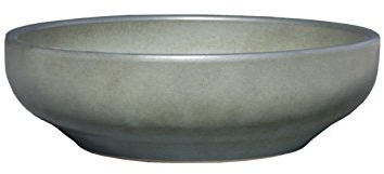 Hentschke Keramik Brunnenschale/Pflanzschale/Wasserschale Ø 32 x 8 cm, Tropic grün, 039.032.10 ohne Bodenloch