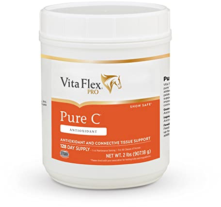 Vita Flex Pro Pure C Premium Quality Horse Vitamin C, 2 Pounds, 128-Day Supply