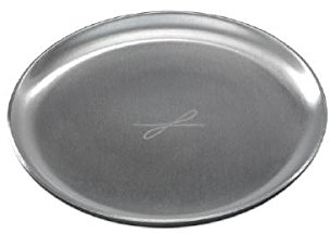 Kerzenteller, Dekoteller Rund Silber 10 cm