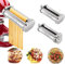 Edelstahl Nudelaufsatz mit Reinigungsbürste für Kitchenaid Küchenmaschine, Nudelroller und Schneider für Kitchen Aid,Nudelmaschine 3 Stück Pasta Set,Pasta maker Wasserwaschbar mit Bürste