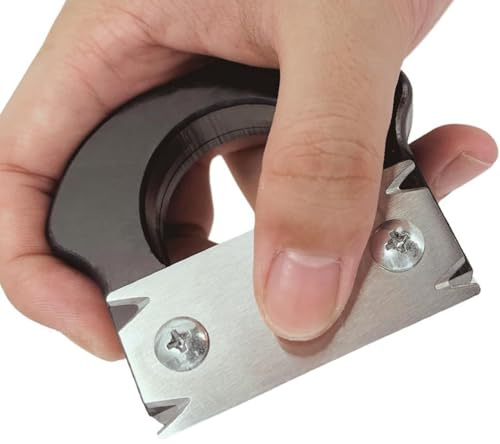 Regolabordo Per Bordo | Pialla Manuale Per Rifilatura Legno - Raschietto Sgrossatore Con Smussatore Per Rifiniture Legno ABS Impiallacciato PVC Mobili