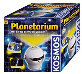 Kosmos 676810 Planetarium, HOL dir die Sterne ins Zimmer, Projektor mit 2 auswechselbaren Sternkarten, spannendes Simulationsprogramm zu Sternen, Galaxien, Planeten, Astronomie für Zuhause ab 8 Jahre