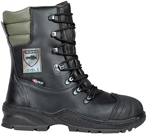 Cofra 21501-000.W41 POWER A E P FO WRU HRO SRC Stivali di sicurezza, nero/verde, taglia 41