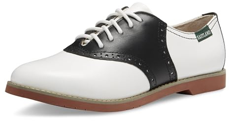 Eastland womens Sadie Oxford, Black/White, 9.5 US