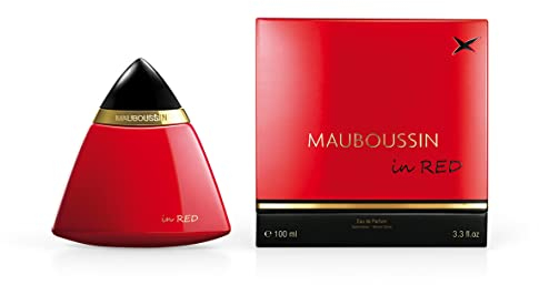 Mauboussin - In Red 100ml (3.3 Fl Oz) - Eau de Parfum for Women - Oriental, Floral & Woody Scents