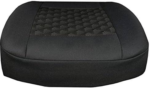 Zakschneider SU1342/G Housse de Siège Voiture Avant Universelle ,Housse Protection Siège, Couverture Protecteur pour Les Fournitures Automobiles Sedan Hatchback SUV(Gris Effet 3D), Noir Gris 3D