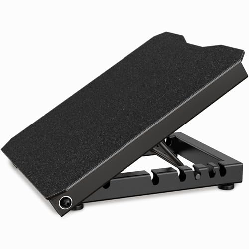 Naitesen Metal Slant Board Calf Stretcher for Squat, Pilates Stretching Equipment, 600lbs Weight Capacity Adjustable Incline Balance Board for Relieving Plantar Fasciitis Achilles Tendonitis Muscle Injuries Home Gym or Commercial